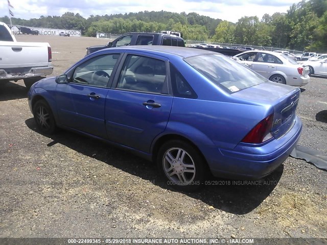 1FAFP34P02W117176 - 2002 FORD FOCUS SE/SE COMFORT BLUE photo 3