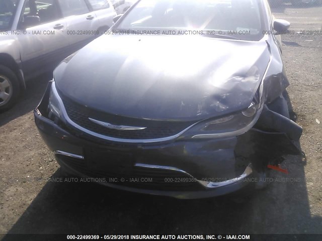 1C3CCCAB4FN595750 - 2015 CHRYSLER 200 LIMITED GRAY photo 6