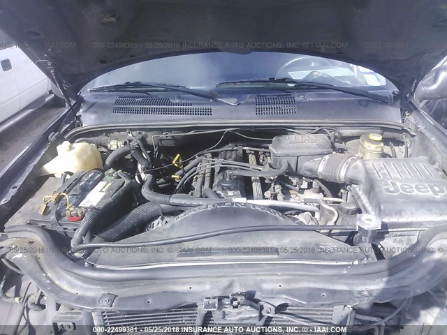 1J4GX48S64C304052 - 2004 JEEP GRAND CHEROKEE LAREDO/COLUMBIA/FREEDOM 紫色 照片 10