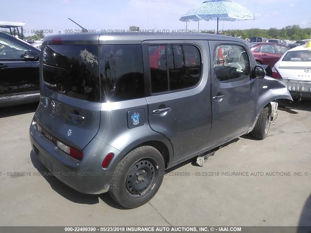 JN8AZ28R09T114900 - 2009 NISSAN CUBE S/SL GRAY photo 4