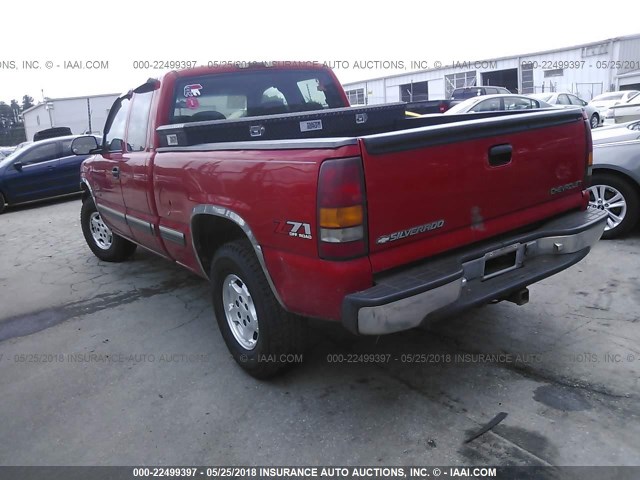 1GCEK19T42Z103634 - 2002 CHEVROLET SILVERADO K1500 RED photo 3