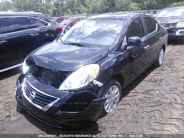 3N1CN7AP5DL845750 - 2013 NISSAN VERSA S/S PLUS/SV/SL BLACK photo 2