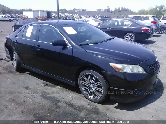 4T1BK46K27U037388 - 2007 TOYOTA CAMRY NEW GENERAT LE/XLE/SE BLACK photo 1