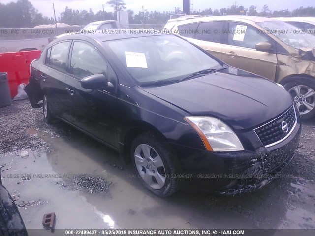 3N1AB61E98L737209 - 2008 NISSAN SENTRA 2.0/2.0S/2.0SL BLACK photo 1