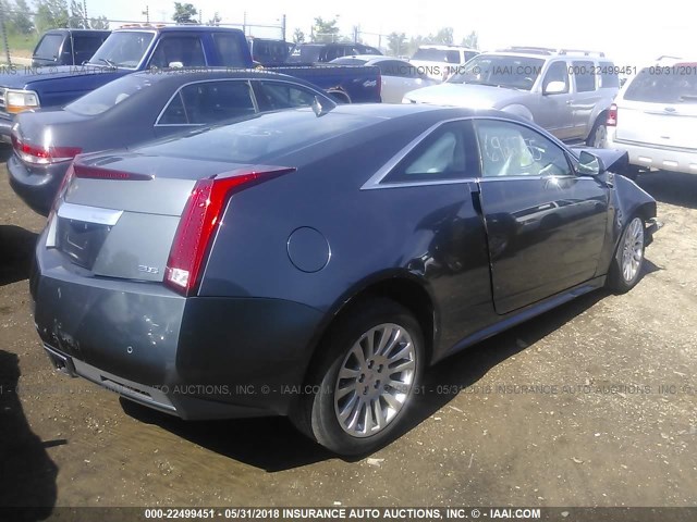 1G6DL1ED9B0158806 - 2011 CADILLAC CTS PERFORMANCE COLLECTION Серый фото 4
