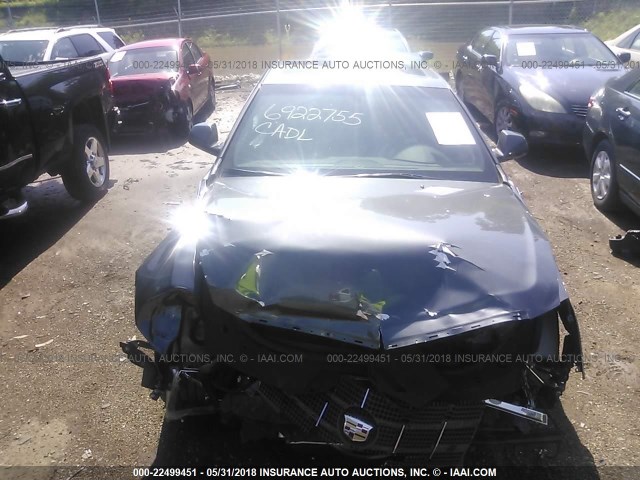 1G6DL1ED9B0158806 - 2011 CADILLAC CTS PERFORMANCE COLLECTION Серый фото 6