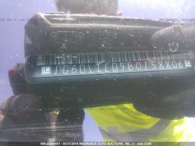 1G6DL1ED9B0158806 - 2011 CADILLAC CTS PERFORMANCE COLLECTION Серый фото 9