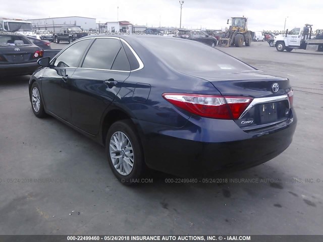 4T1BF1FK0GU598675 - 2016 TOYOTA CAMRY LE/XLE/SE/XSE 蓝色 照片 3