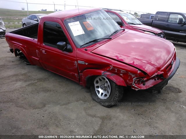 4F4YR12U04TM03521 - 2004 MAZDA B3000 RED photo 1