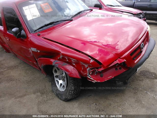 4F4YR12U04TM03521 - 2004 MAZDA B3000 RED photo 6