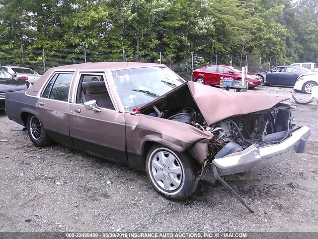 2FABP73F5KX202730 - 1989 FORD CROWN VICTORIA  BROWN photo 1