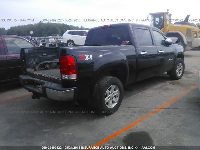 3GTP2VE76CG214180 - 2012 GMC SIERRA K1500 SLE BLACK photo 4