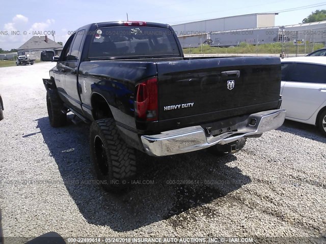 3D7KS28C86G103528 - 2006 DODGE RAM 2500 ST/SLT/LARAMIE შავი ფოტო 3