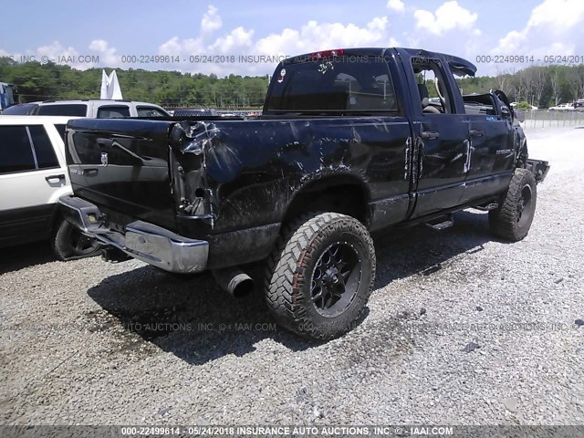 3D7KS28C86G103528 - 2006 DODGE RAM 2500 ST/SLT/LARAMIE შავი ფოტო 4