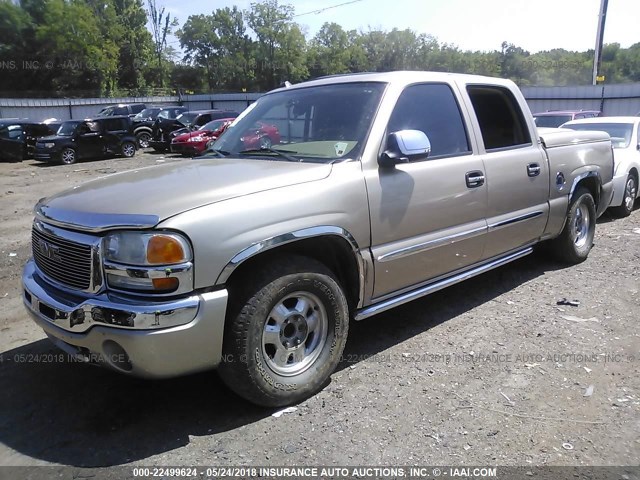 2GTEC13T041361022 - 2004 GMC NEW SIERRA C1500 Champagne photo 2