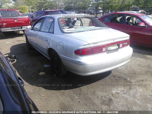 2G4WS52J9Y1353338 - 2000 BUICK CENTURY CUSTOM SILVER photo 3