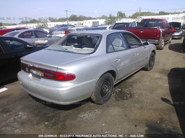 2G4WS52J9Y1353338 - 2000 BUICK CENTURY CUSTOM SILVER photo 4