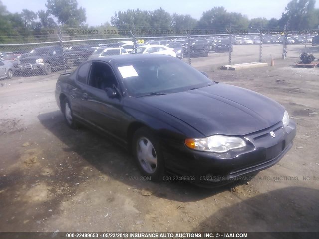 2G1WX15K829333151 - 2002 CHEVROLET MONTE CARLO SS 黑色 照片 1