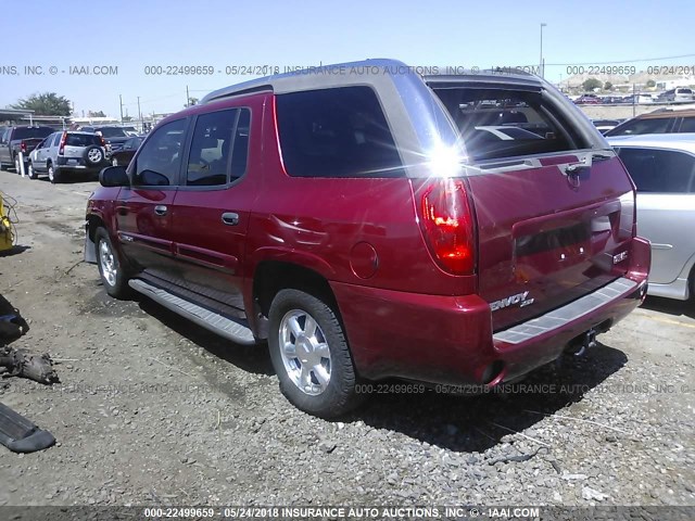 1GKET12P846166299 - 2004 GMC ENVOY XUV RED photo 3