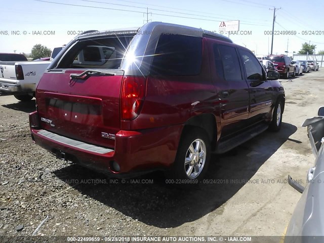 1GKET12P846166299 - 2004 GMC ENVOY XUV RED photo 4