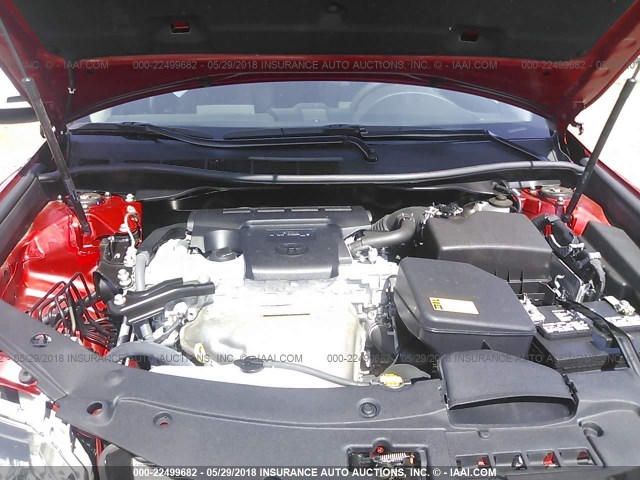 4T1BF1FK5EU855309 - 2014 TOYOTA CAMRY L/SE/LE/XLE 红色 照片 10