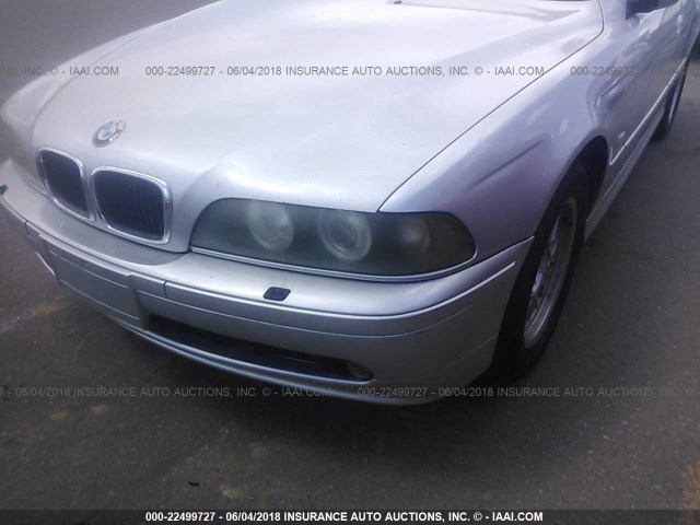 WBADT43472GY97808 - 2002 BMW 525 I AUTOMATIC SILVER photo 6