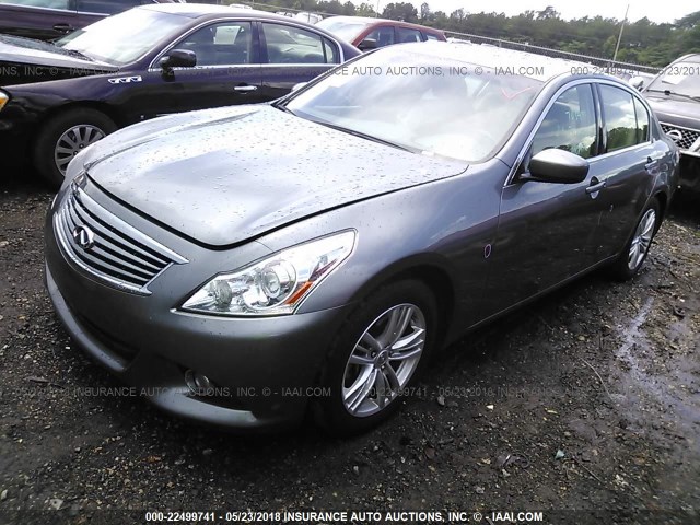 JN1DV6AP3CM812202 - 2012 INFINITI G25 JOURNEY SILVER photo 2