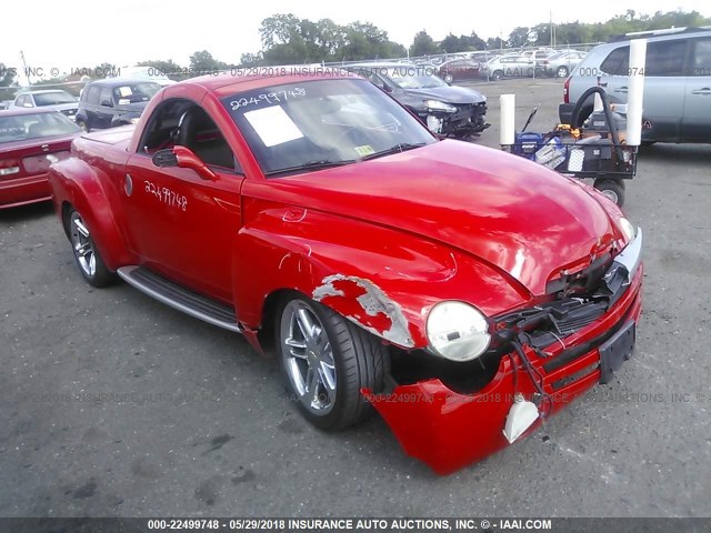 1GCES14P33B103113 - 2003 CHEVROLET SSR RED photo 1