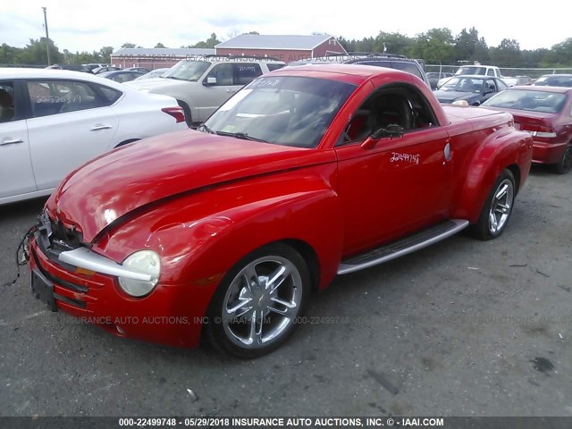 1GCES14P33B103113 - 2003 CHEVROLET SSR 红色 照片 2