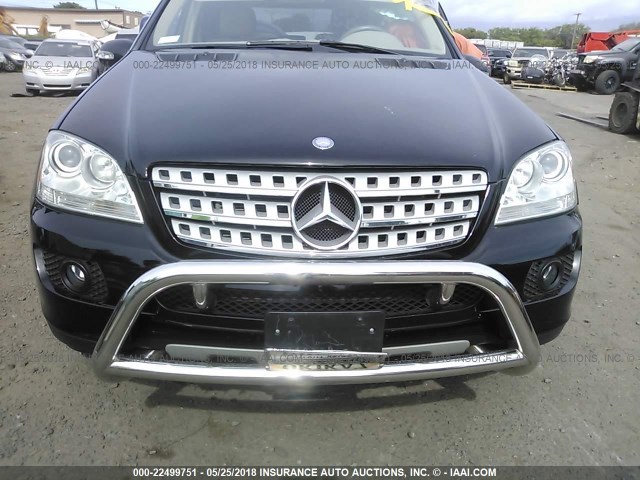 4JGBB86E78A364423 - 2008 MERCEDES-BENZ ML 350 BLACK photo 10