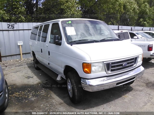 1FBNE31L97DA87289 - 2007 FORD ECONOLINE E350 E350 SUPER DUTY WAGON WHITE photo 1