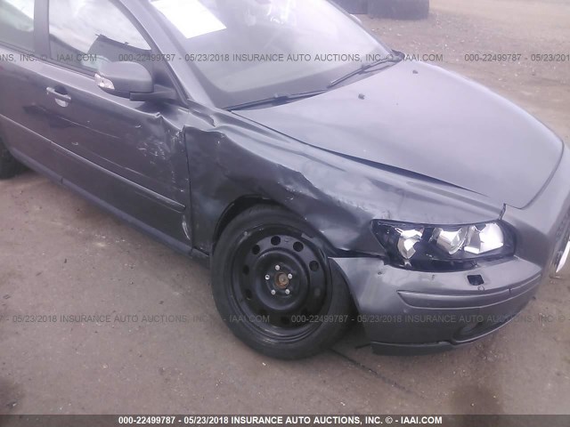 YV1MJ682172332108 - 2007 VOLVO V50 T5 GRAY photo 6