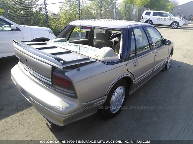 1G3WH52M0VF330953 - 1997 OLDSMOBILE CUTLASS SUPREME SL 金色 照片 4