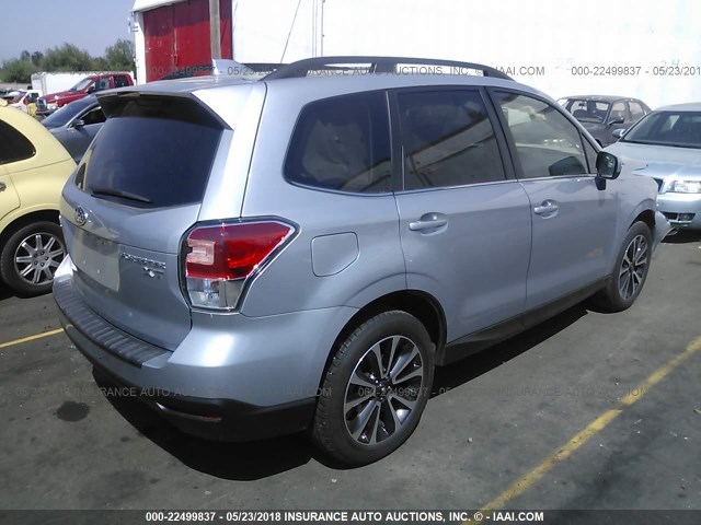 JF2SJGEC8JH421342 - 2018 SUBARU FORESTER 2.0XT PREMIUM SILVER photo 4