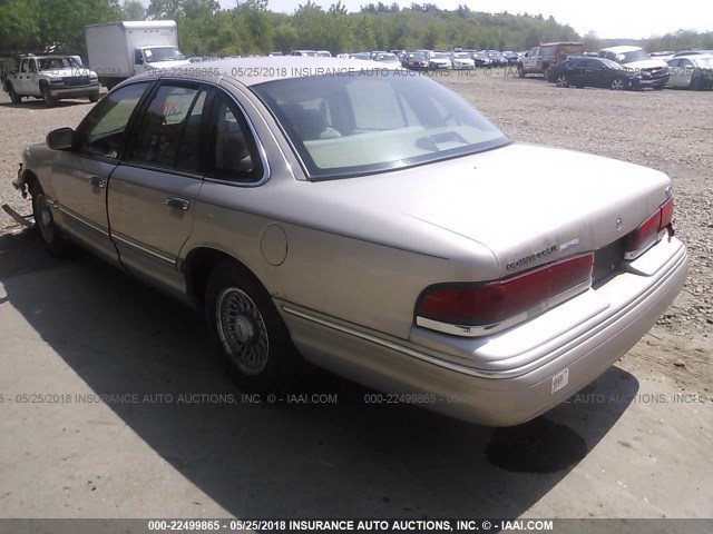 2FALP74W9VX225810 - 1997 FORD CROWN VICTORIA LX TAN photo 3