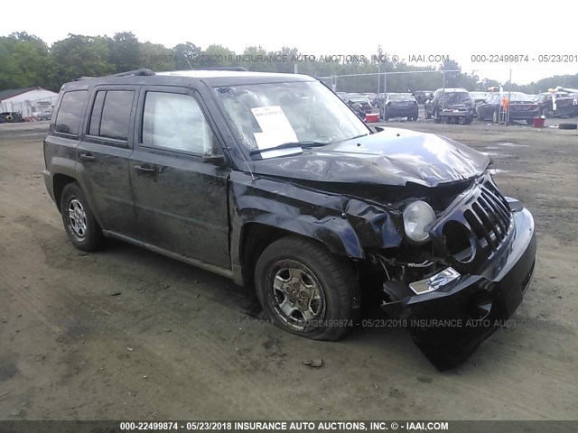 1J4NT2GA5AD526197 - 2010 JEEP PATRIOT SPORT BLACK photo 1