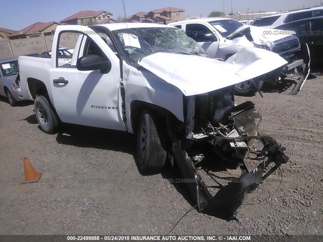 1GCEC14XX7Z638594 - 2007 CHEVROLET SILVERADO C1500 CLASSIC 白色 照片 1