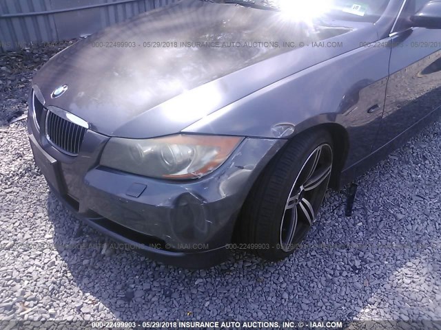 WBAVD33536KV66649 - 2006 BMW 330 XI GRAY photo 6