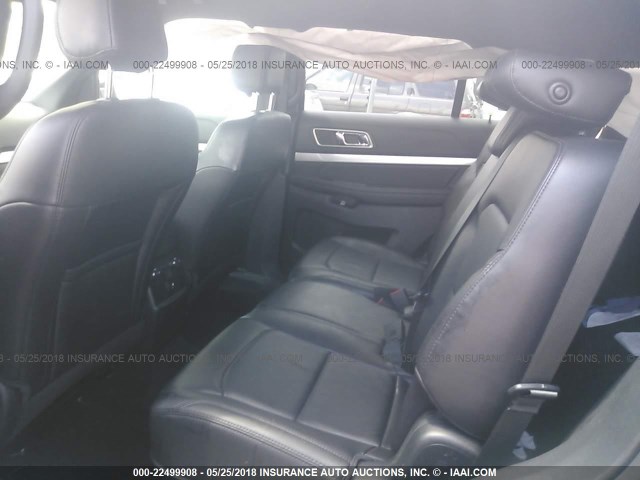 1FM5K7D81HGE33706 - 2017 FORD EXPLORER XLT შავი ფოტო 8