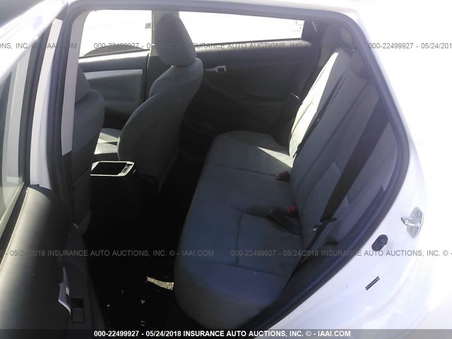 2T1KU4EE0AC440199 - 2010 TOYOTA COROLLA MATRIX  WHITE photo 8