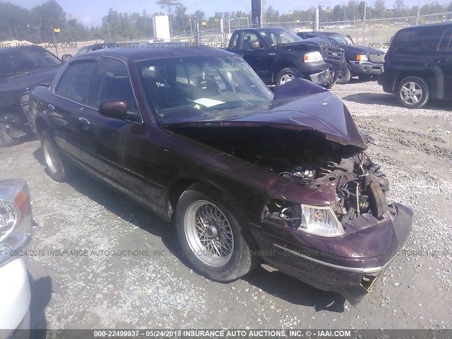 2FAFP73W21X132992 - 2001 FORD CROWN VICTORIA  BURGUNDY photo 1