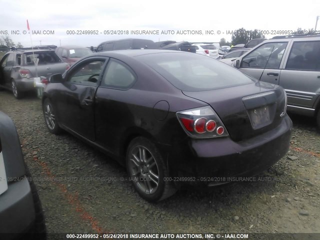 JTKDE167980242528 - 2008 TOYOTA SCION TC 紫色 照片 3