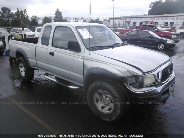 5TESN92N33Z210930 - 2003 TOYOTA TACOMA XTRACAB PRERUNNER SILVER photo 1