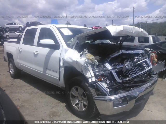 3GCPCREC5FG260542 - 2015 CHEVROLET SILVERADO C1500 LT WHITE photo 1