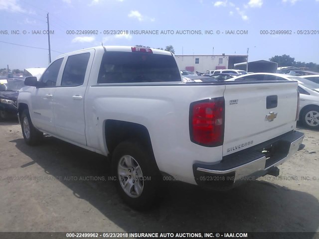 3GCPCREC5FG260542 - 2015 CHEVROLET SILVERADO C1500 LT WHITE photo 3