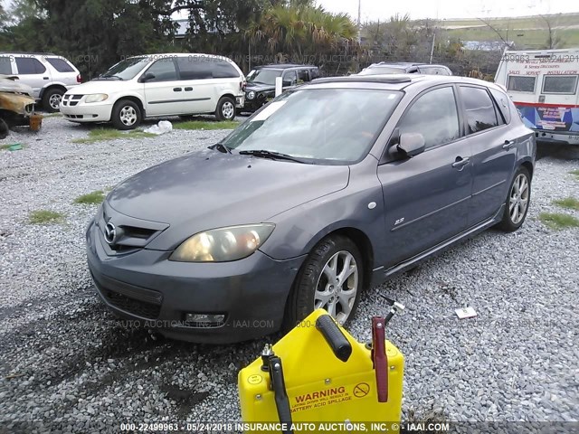 JM1BK343971734293 - 2007 MAZDA 3 HATCHBACK GRAY photo 2