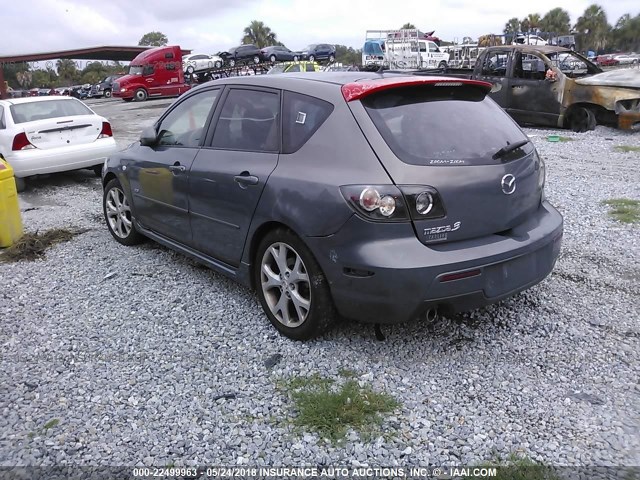 JM1BK343971734293 - 2007 MAZDA 3 HATCHBACK GRAY photo 3