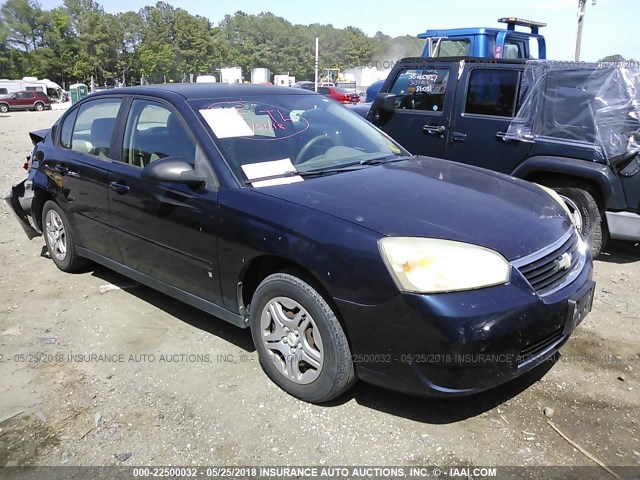 1G1ZS57F37F283468 - 2007 CHEVROLET MALIBU LS BLUE photo 1