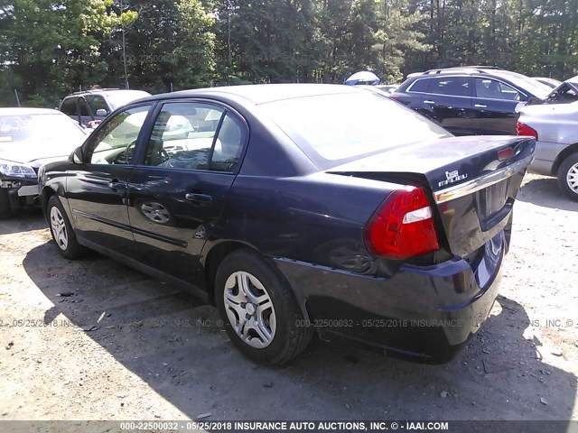 1G1ZS57F37F283468 - 2007 CHEVROLET MALIBU LS BLUE photo 3