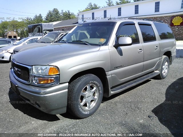 1GKFK66U13J208084 - 2003 GMC YUKON XL DENALI TAN photo 2